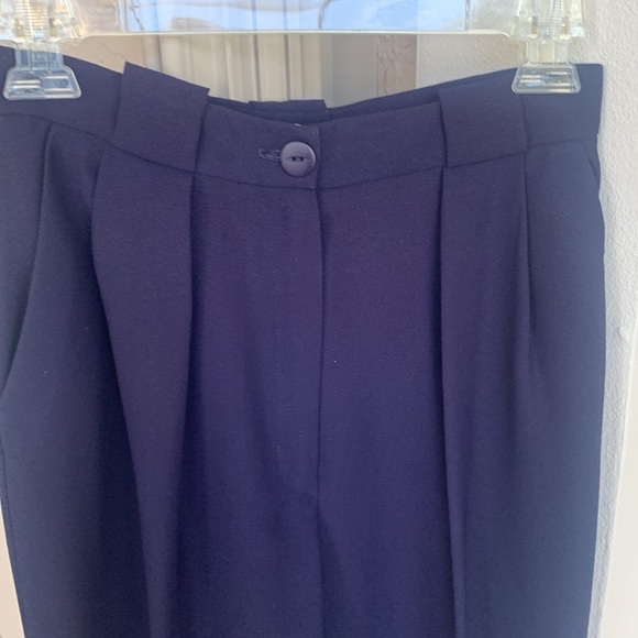 Ann Taylor Studio , pre worn , deep blue slacks - Picture 2 of 6